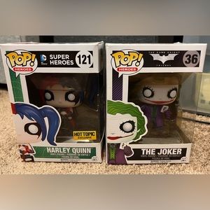 Funko Pops (Harley Quinn/The Joker)